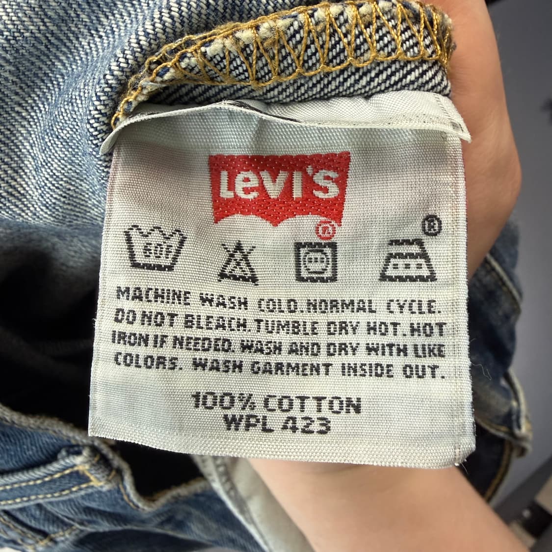 (32/30) 90s Mexico 리바이스 501 중청 데님 팬츠 상품이미지6