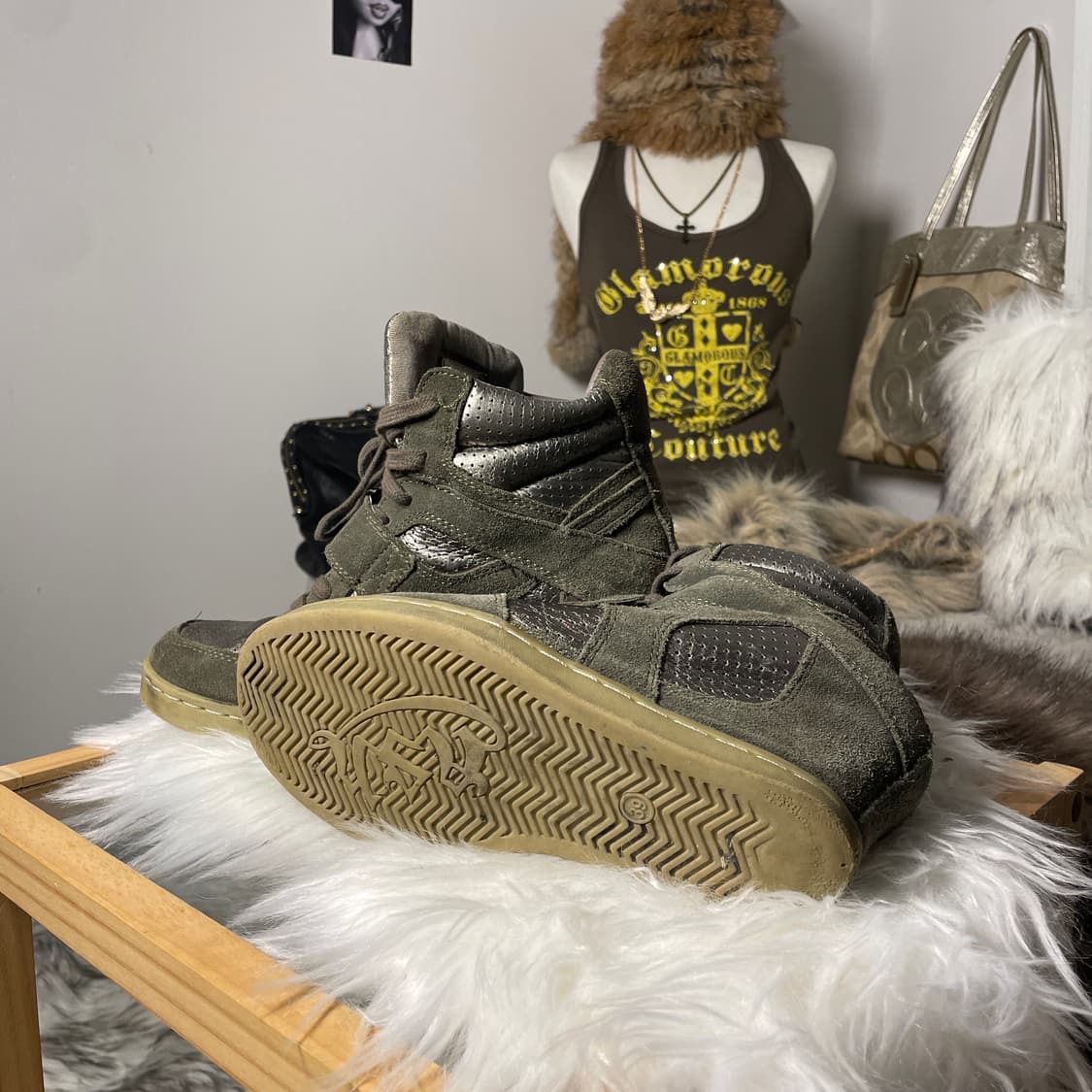 ASH 메탈릭 웨지힐 스니커즈 상품이미지7