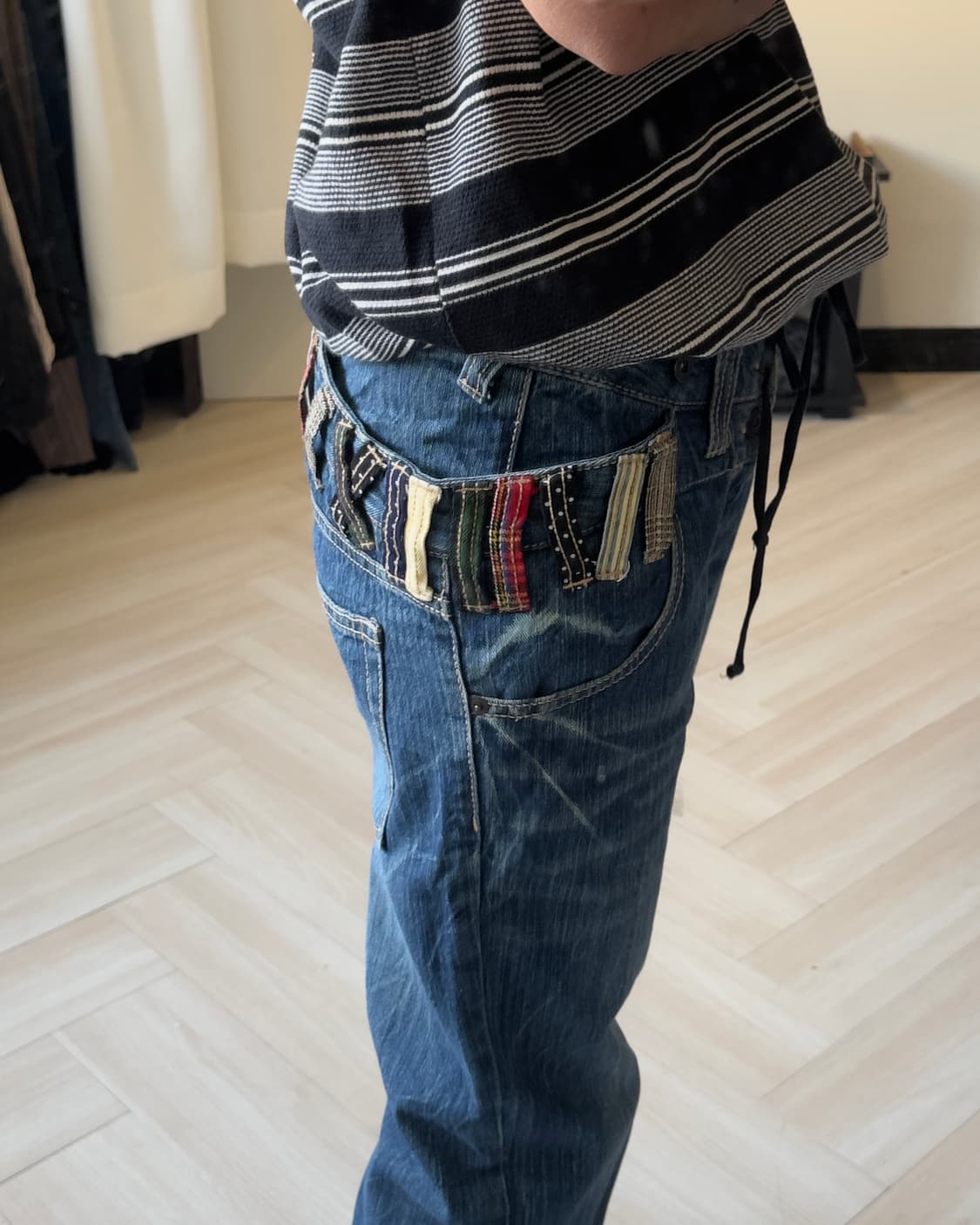 [NYLAUS] side double-waist denim pants 상품이미지9