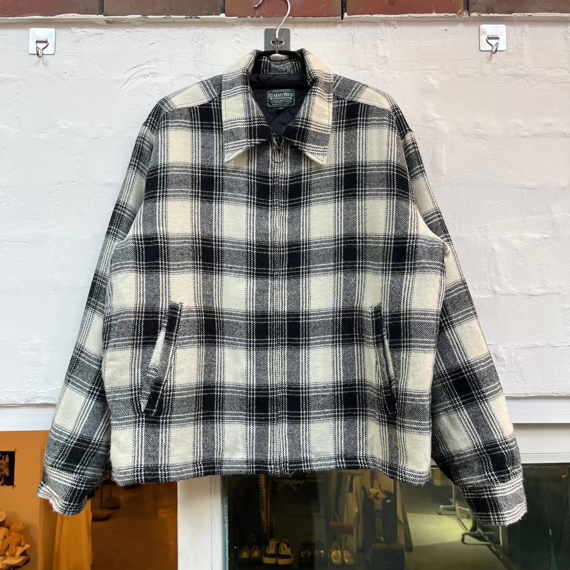 Kearney House 플란넬 울 지퍼 자켓 M 상품이미지1