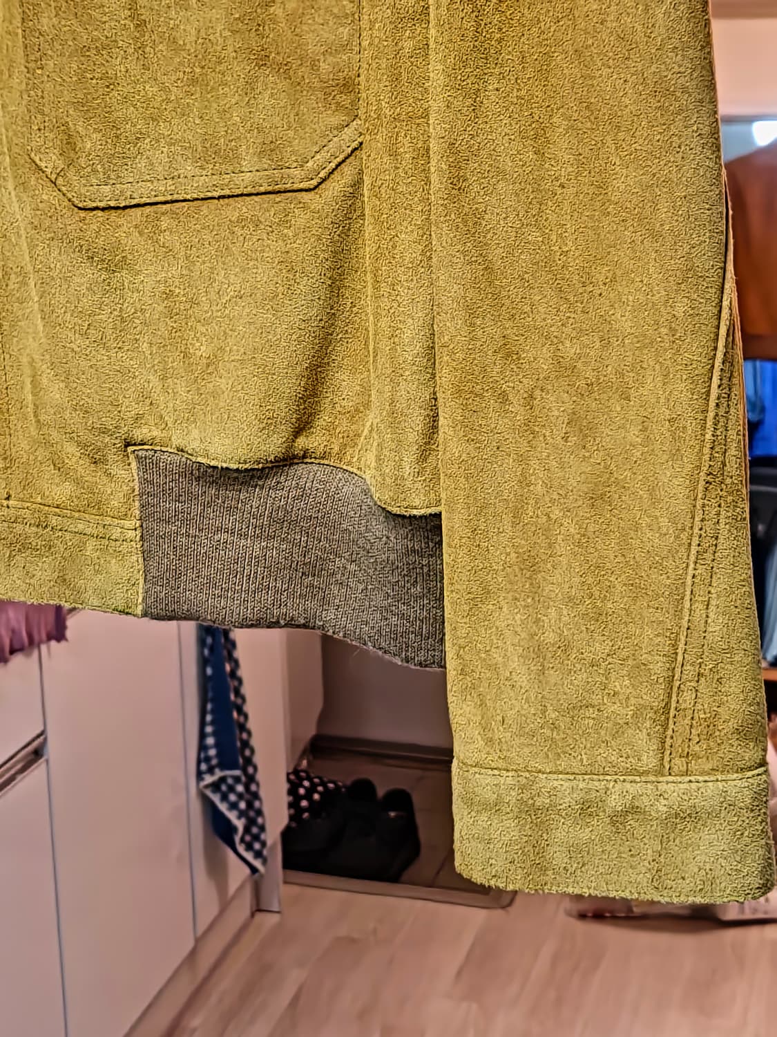 [할인] 애프터프레이 스웨이드 트러커 블루종 모카 (24FW) 상품이미지4