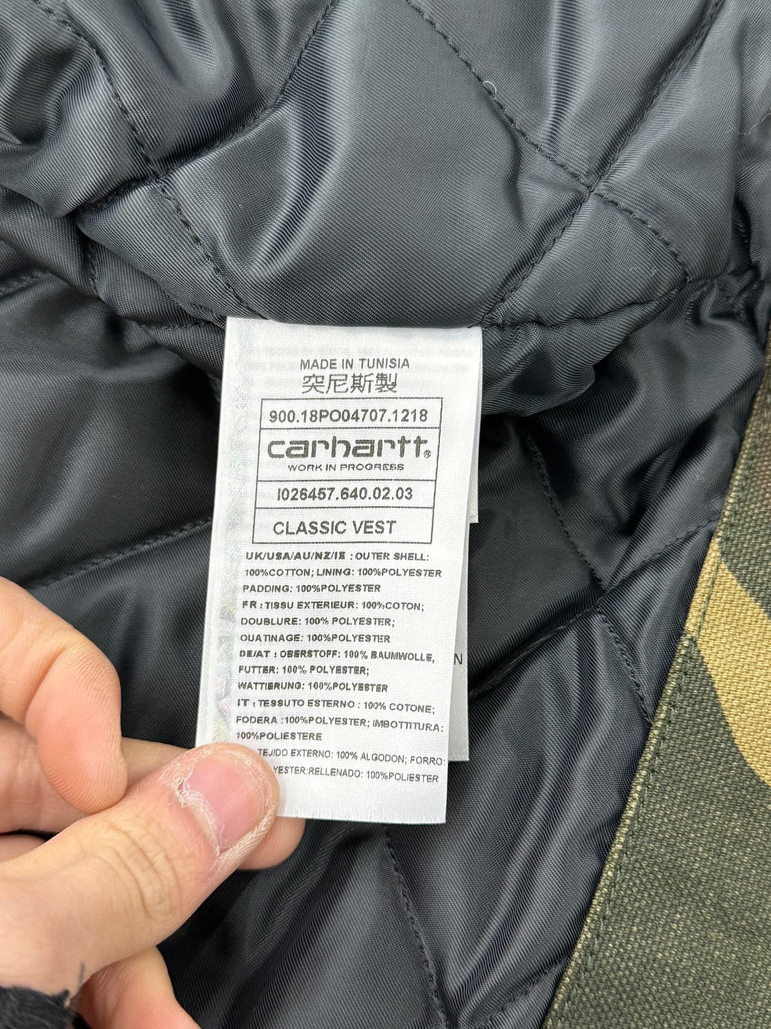 칼하트 윕 19ss 카모플라주 클래식 베스트 상품이미지6