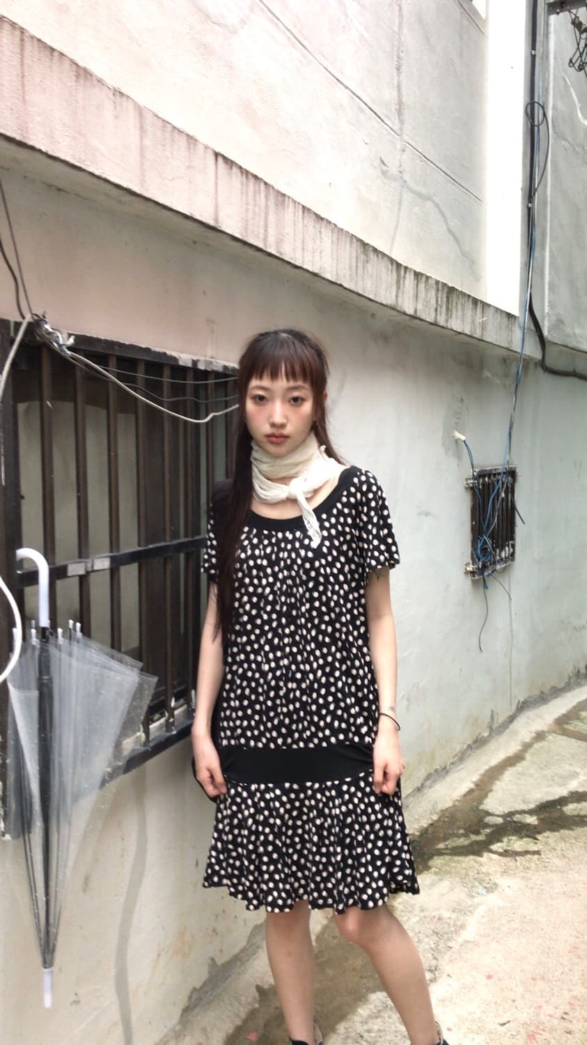 dot frill one piece  상품이미지5