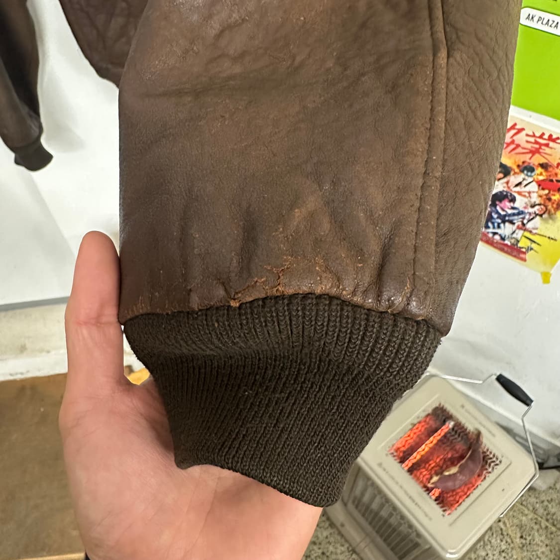 80’s 아비렉스 A-2 레더자켓 (Made in USA) 상품이미지9