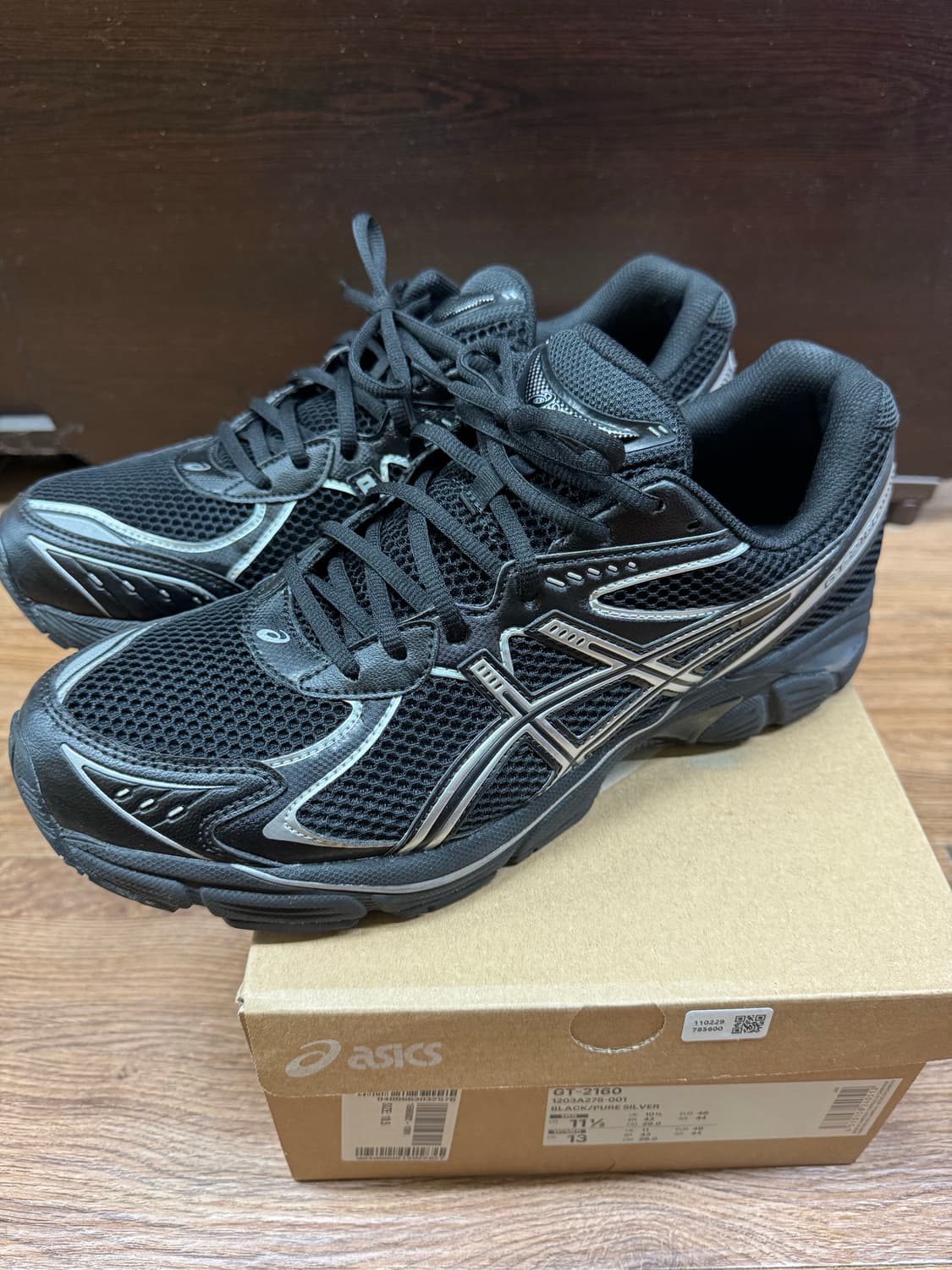 아식스 GT-2160 블랙 퓨어실버 290 상품이미지1