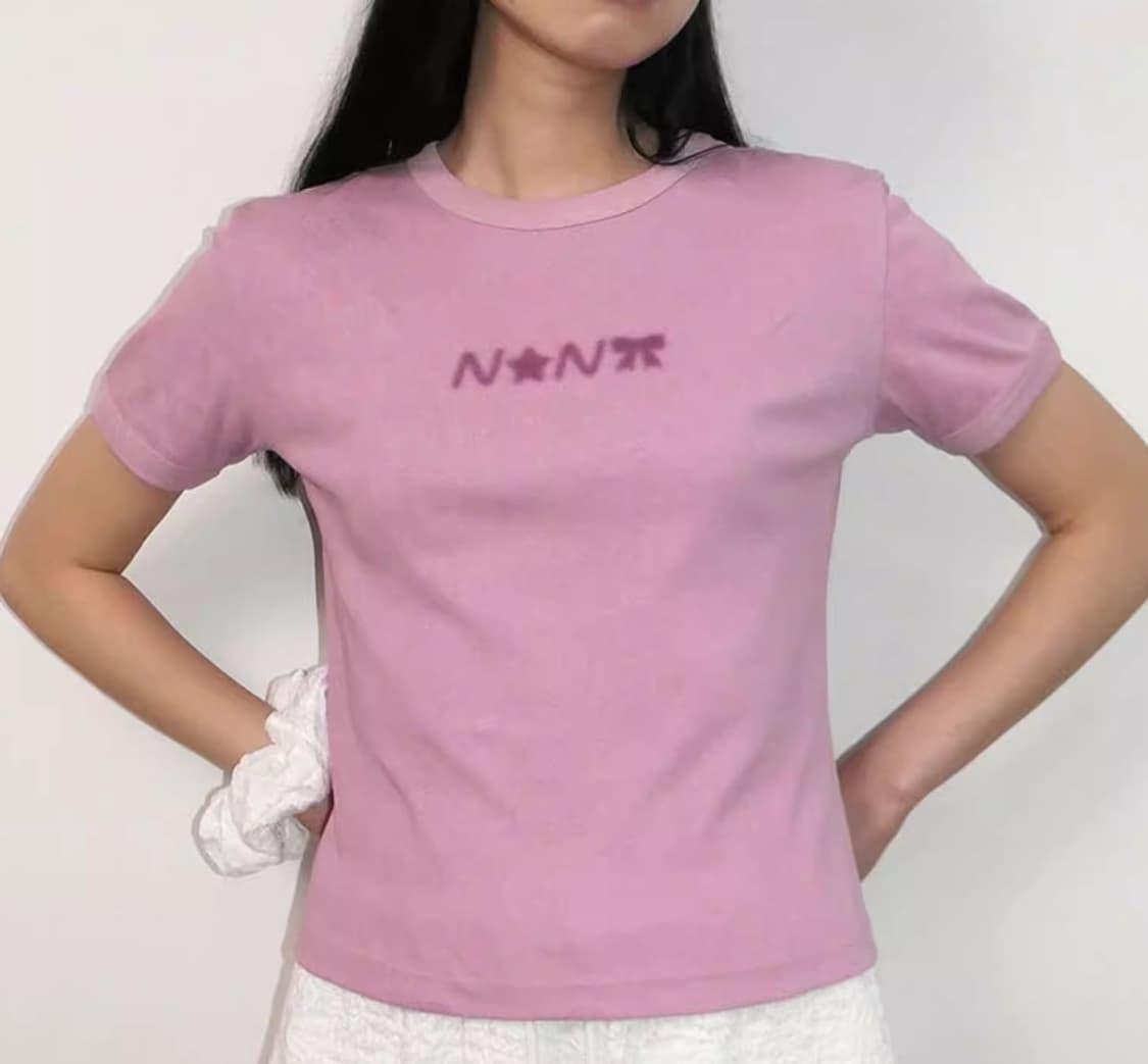 LOGO PIGMENT T-SHIRT - PINK 상품이미지3