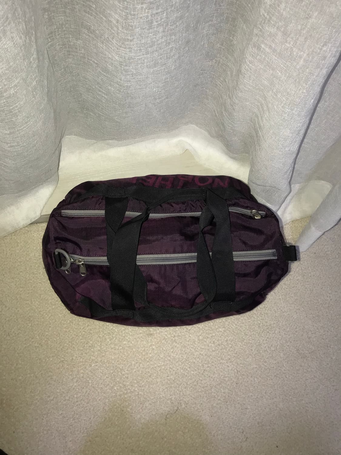 노스페이스 빈티지 버건디 딥퍼플 더블팩 백팩 상품이미지3