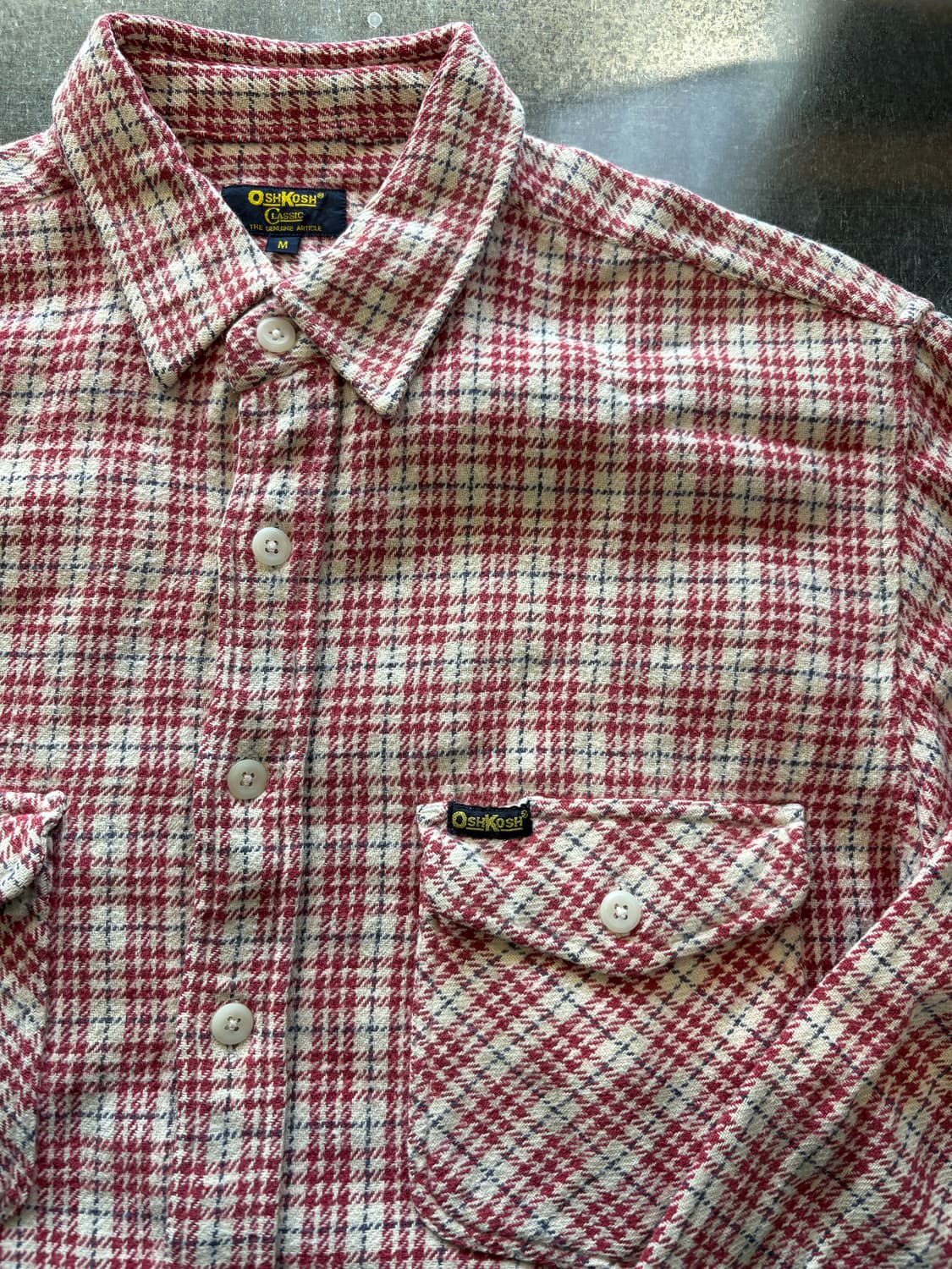 Oshkosh 빈티지 체크 플란넬 셔츠 상품이미지4