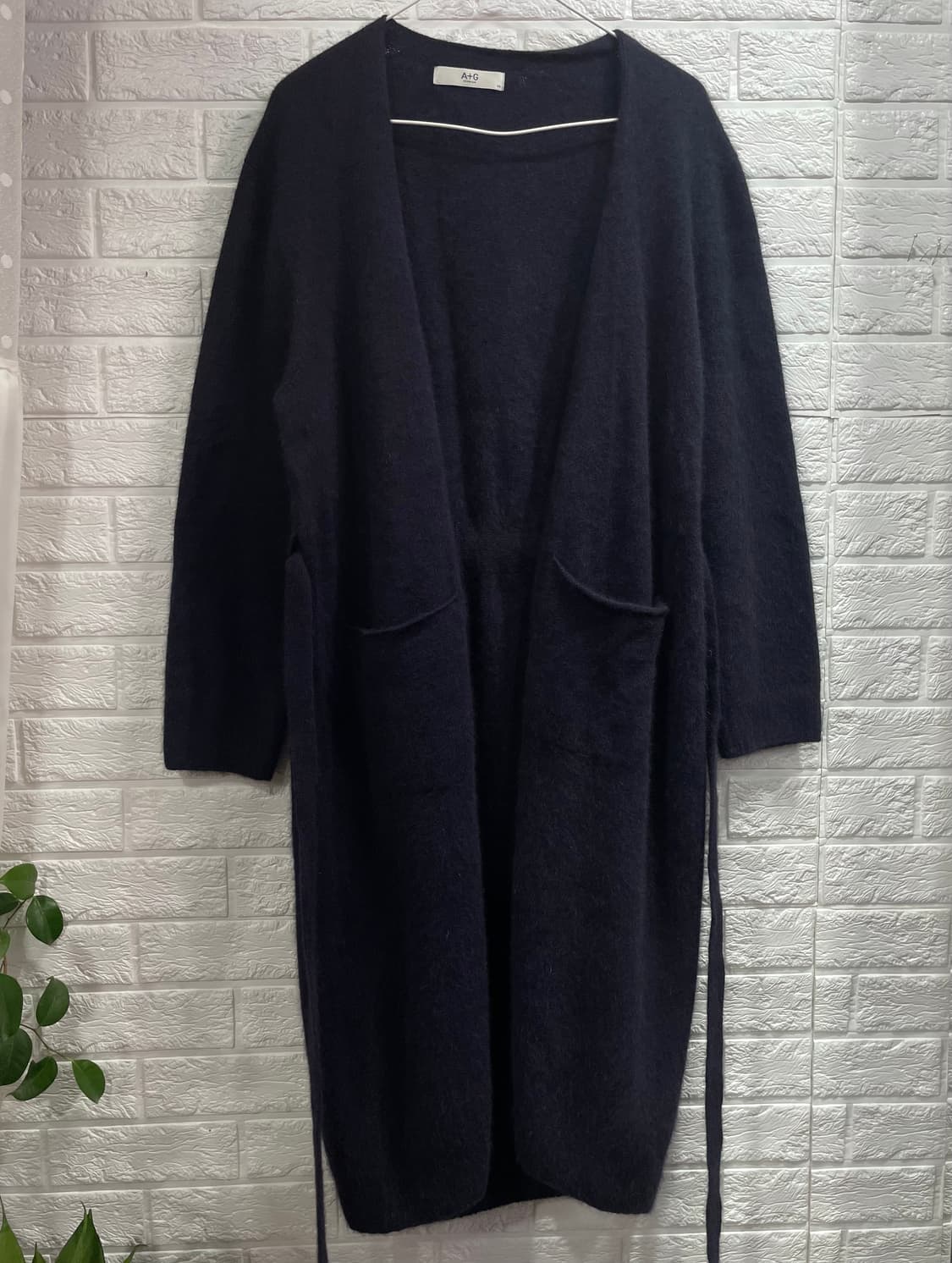 A+G 더엣지 프리미엄 폭스양모울 니트롱가디건 울니트코트 상품이미지3