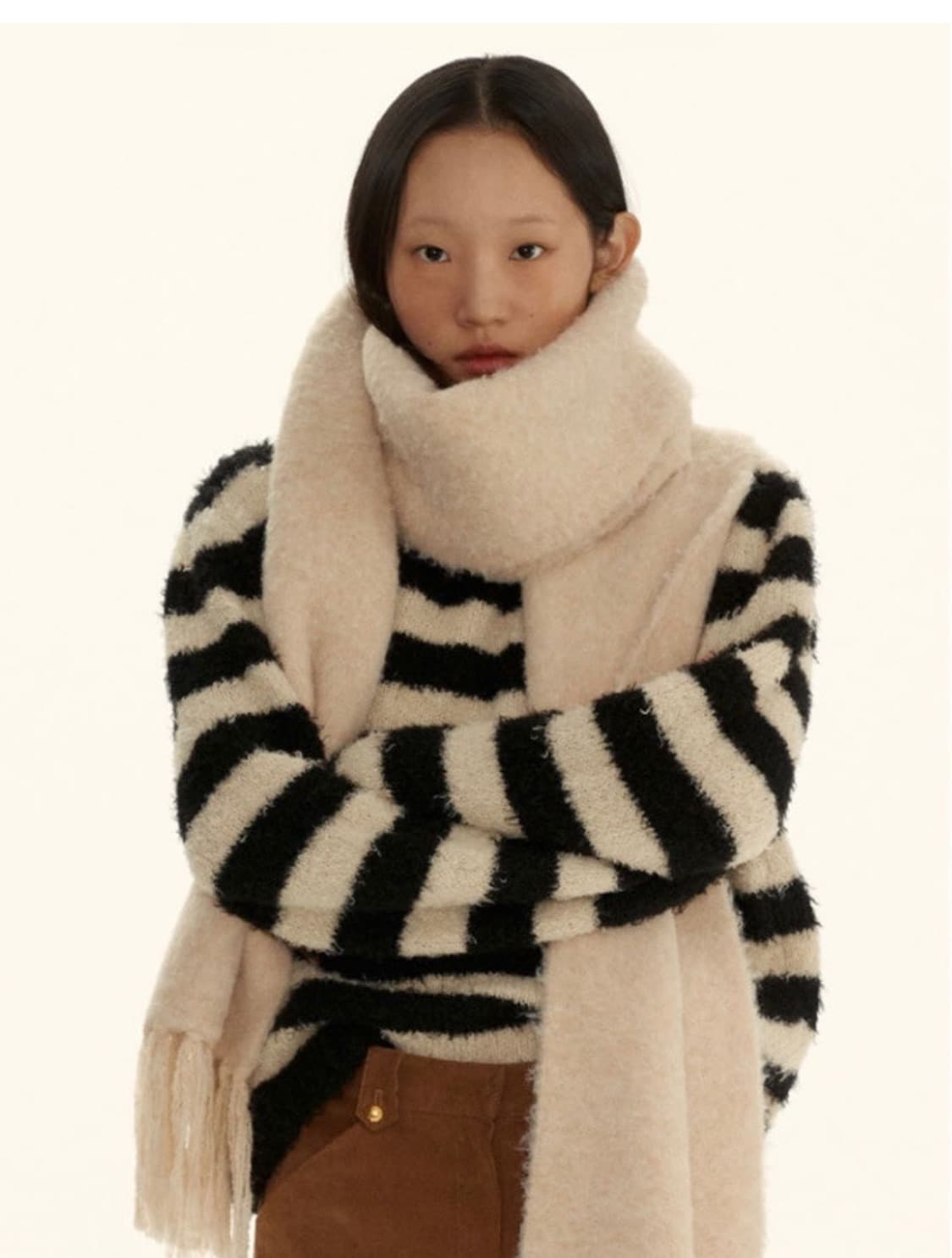 시엔느 스트라이프 포그 니트 상품이미지1