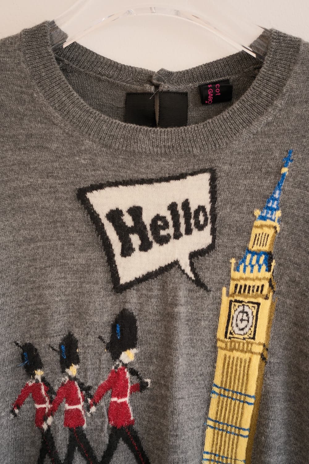 UK back button knit top 상품이미지8