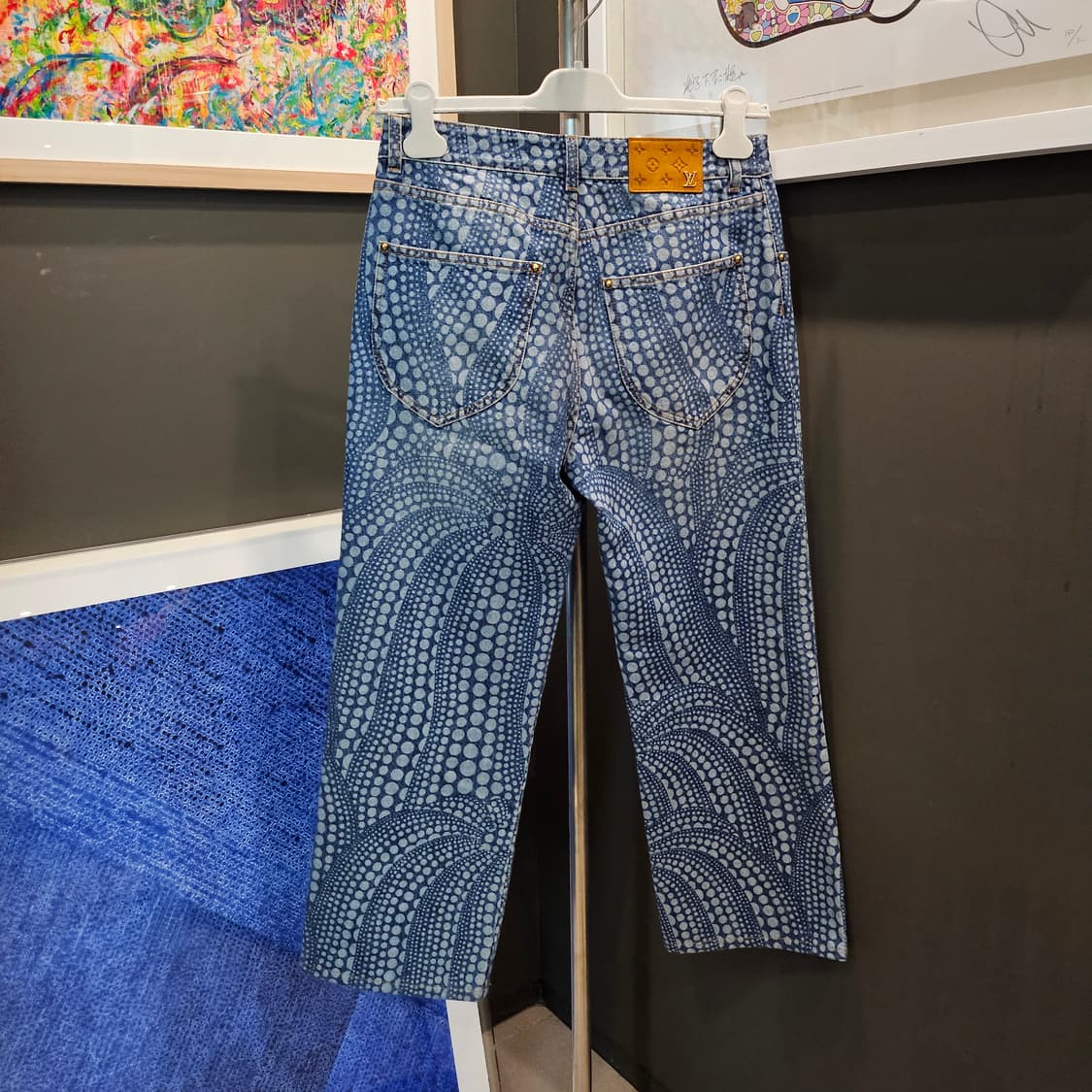 루이비통 쿠사마야요이 메인 컬렉션 데님 팬츠 상품이미지4