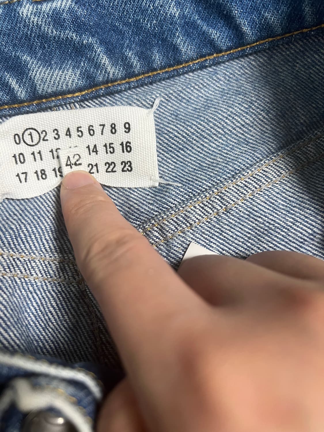 마르지엘라 컷아웃데님 42 상품이미지3