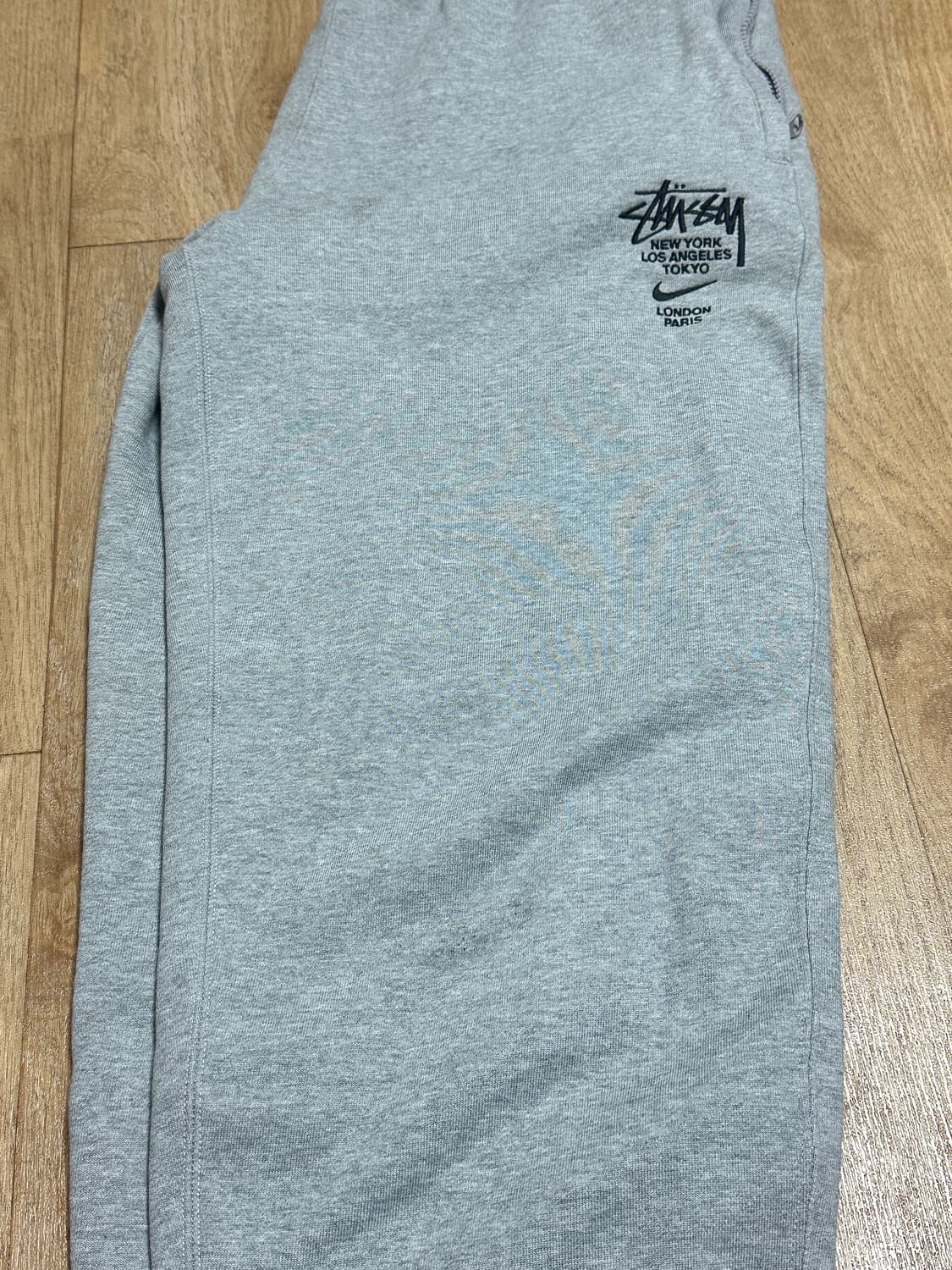 (S) 나이키 스투시 NRG ZR 플리스 팬츠 헤더 그레이 US/EU 버 상품이미지6