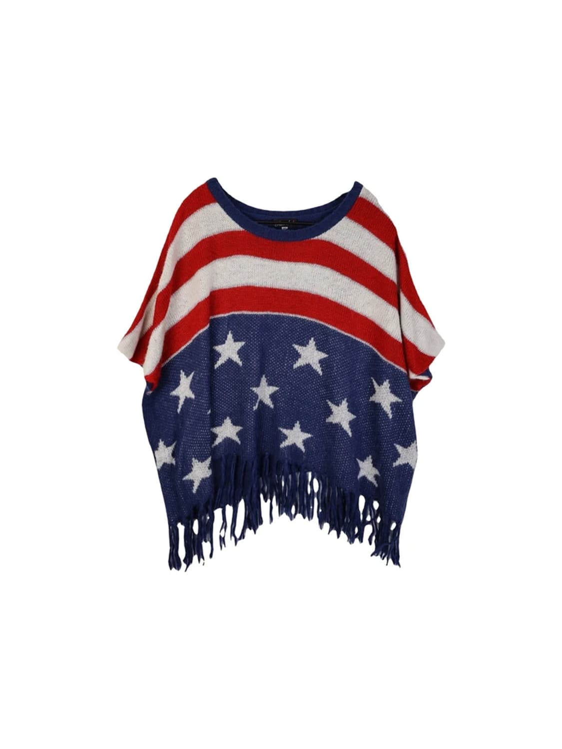 JPN 성조기 디테일 니트 상품이미지3