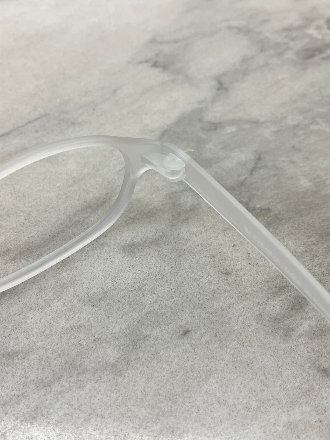 B83 CLOD 경량 클리어 오벌 슬림 뿔테 안경351 상품이미지3