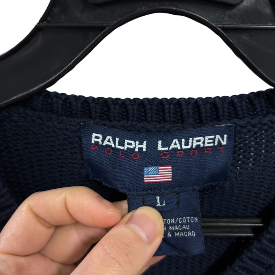 폴로랄프로렌 v넥 울 니트 상품이미지5