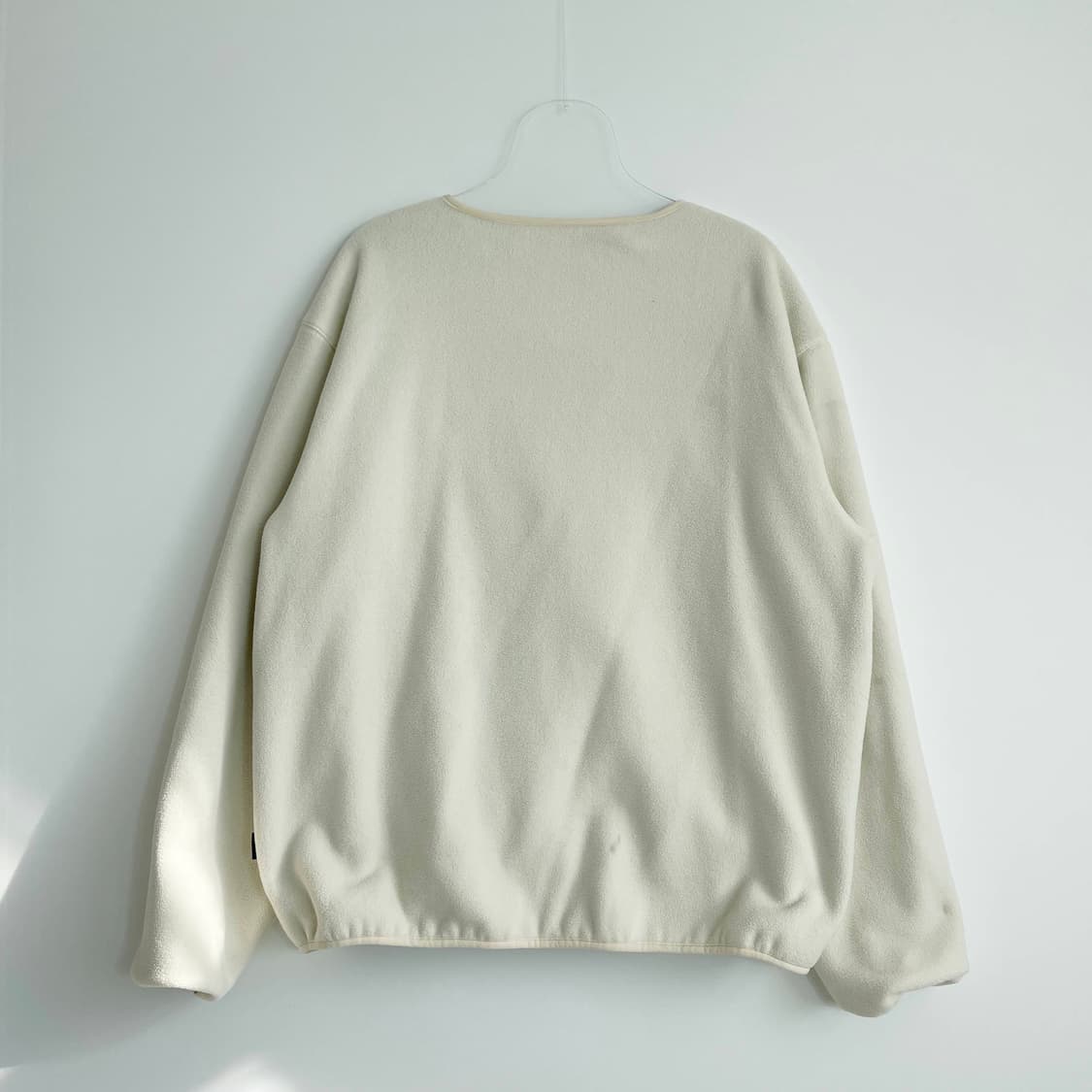 D2 예일(YALE) 헤리티지 댄 카라리스 보아 플리스 자켓 아이보리 X 상품이미지3