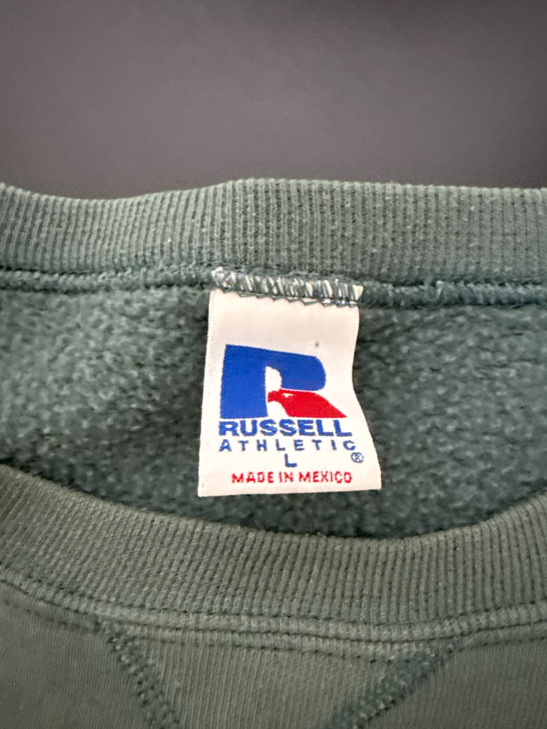 90s 러셀 맨투맨 그린 l 상품이미지2