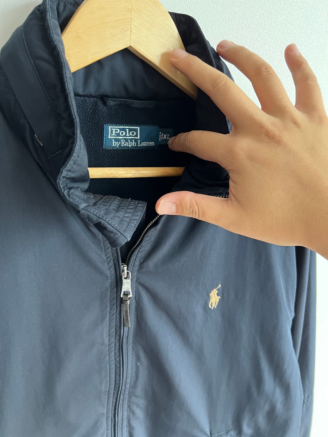 폴로 랄프로렌 기모 블루종 XL 상품이미지7