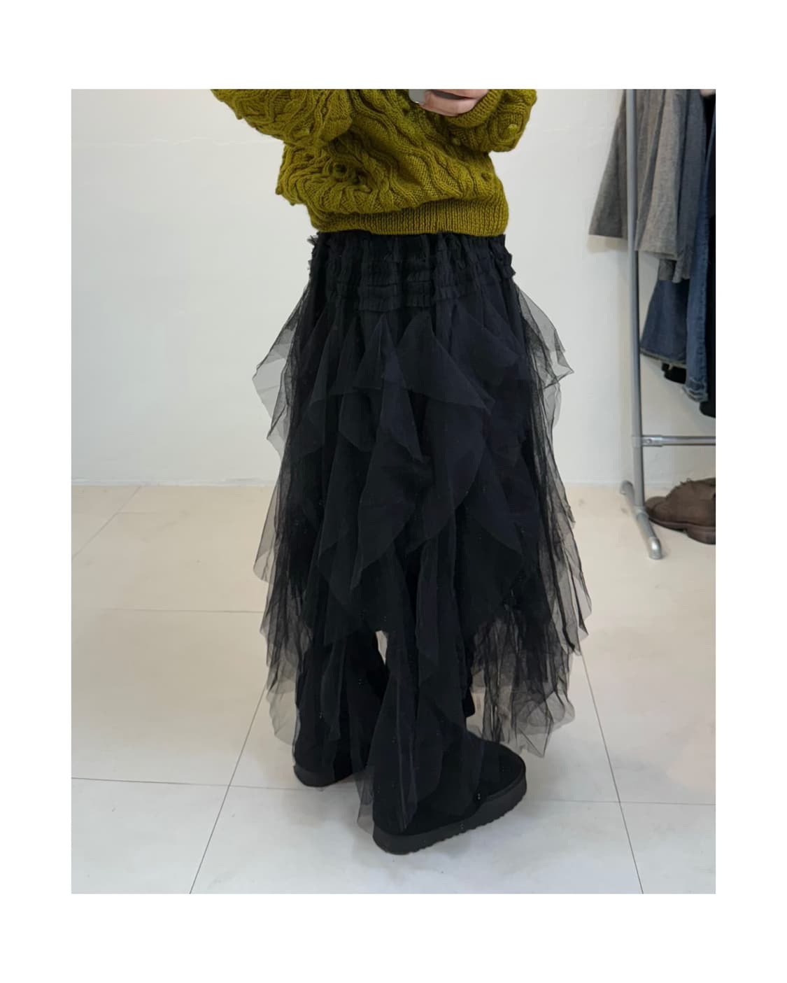 빈티지 샤 스커트 상품이미지1