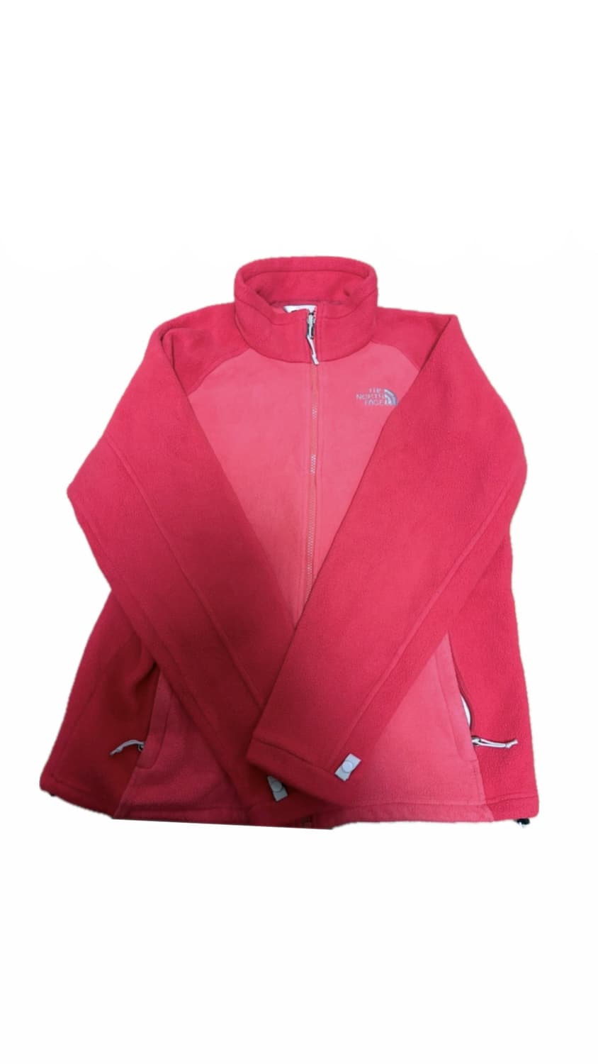 노스페이스 후리스 빈티지 나그랑 배색 코랄 핑크 여성용 아우터 상품이미지1