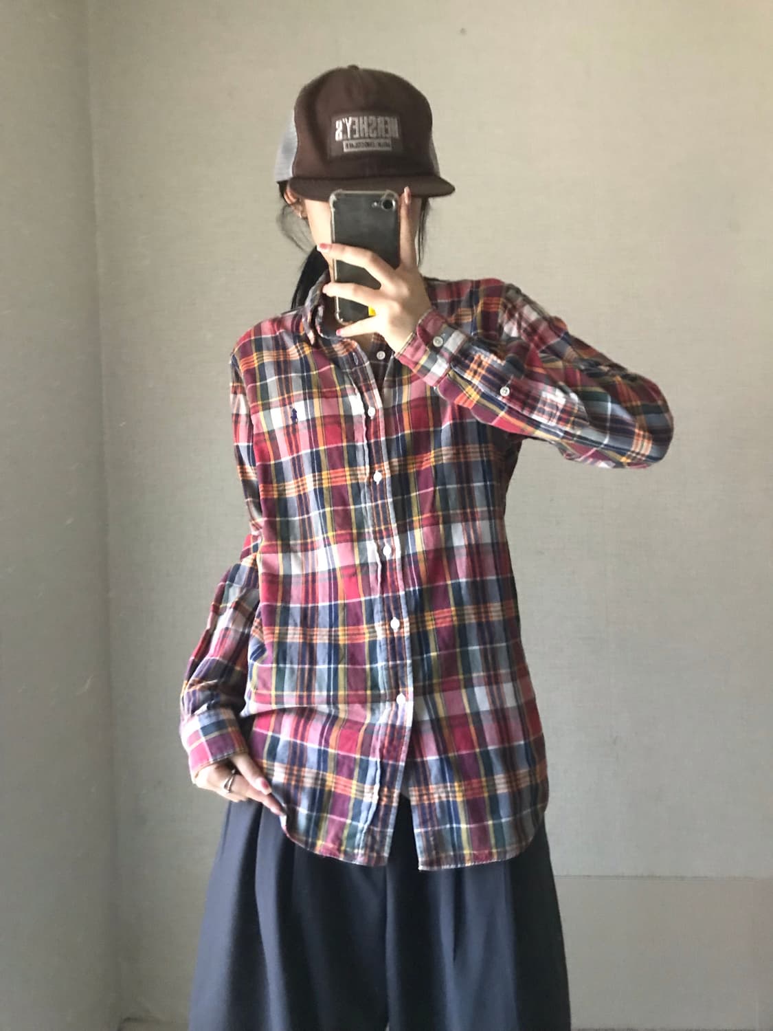 폴로 빈티지 체크셔츠 상품이미지3