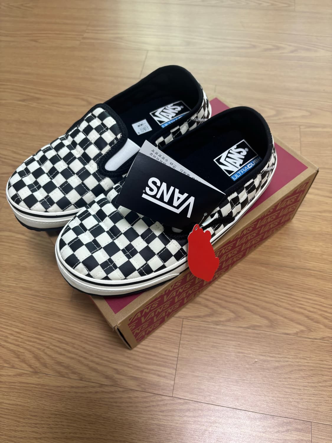 [새상품] 반스 체커보드 방한화 상품이미지1