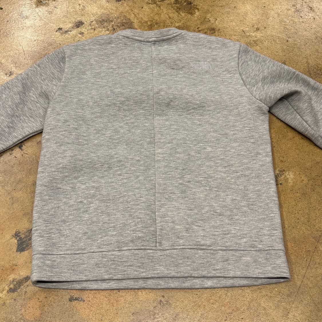 [정품/S] 노스페이스 회색 퀼팅 맨투맨 티셔츠 b16 상품이미지4