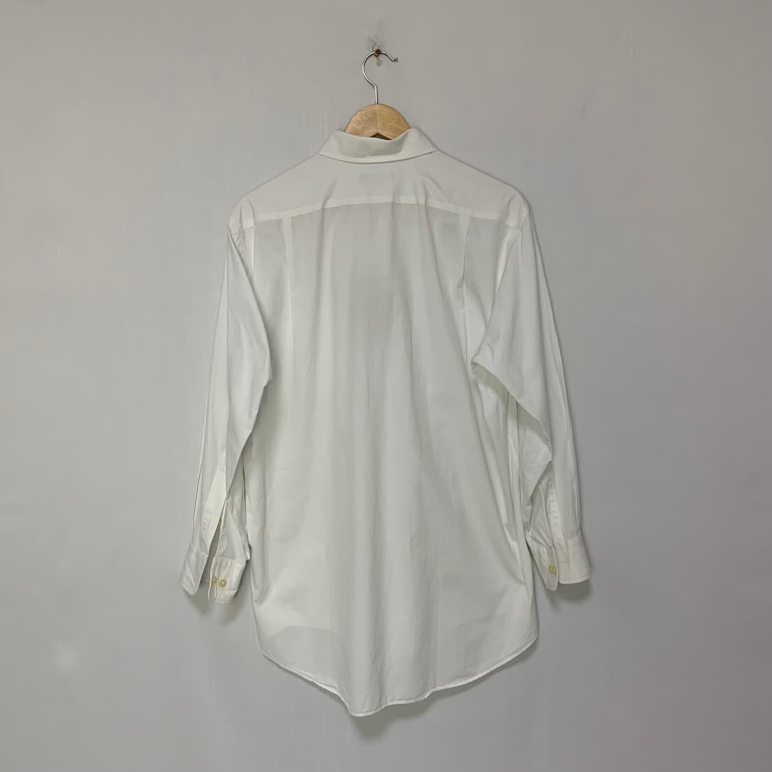 아쿠아스큐텀 빈티지 화이트 베이직 셔츠 기본 남녀공용 상품이미지5