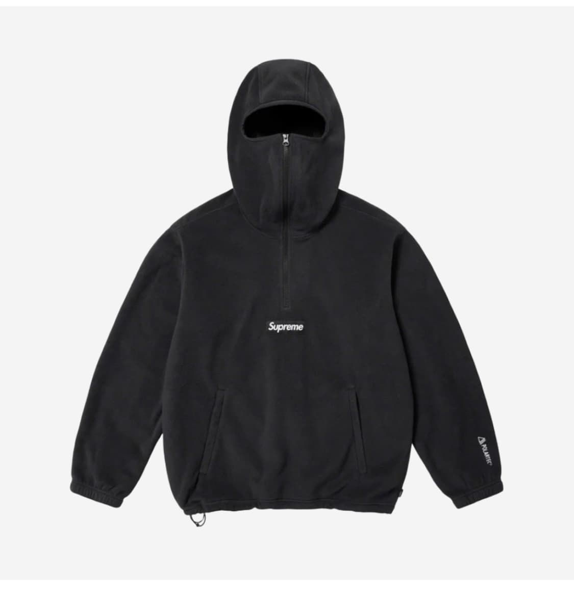 슈프림 23FW 폴라텍 페이스 마스크 하프 집 후드 스웨트셔츠 상품이미지1