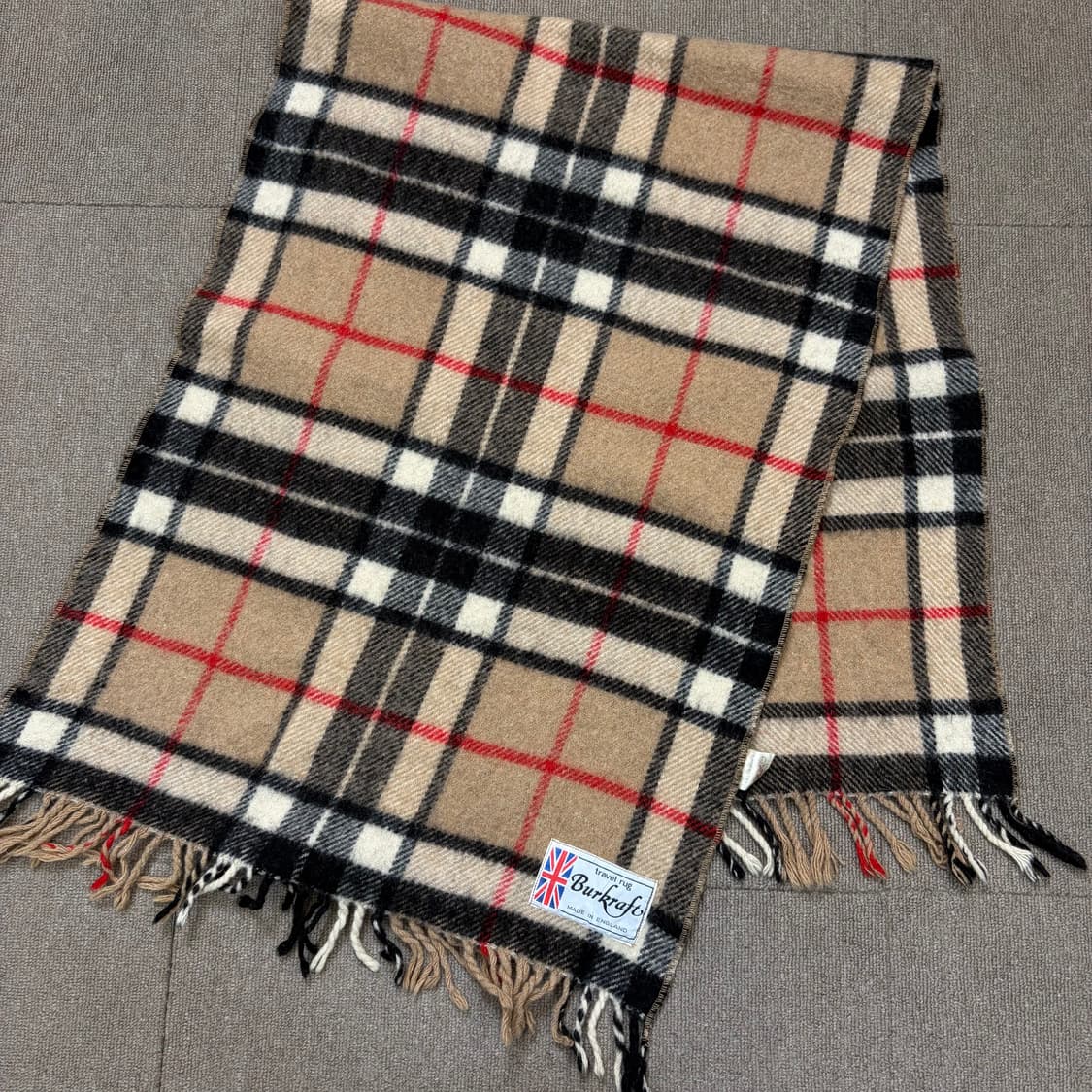 burkraft 잉글랜드 울 테이블 캠핑 러그 상품이미지3