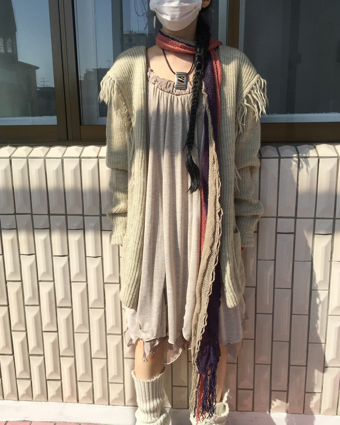  shirring layer point muffler 상품이미지2