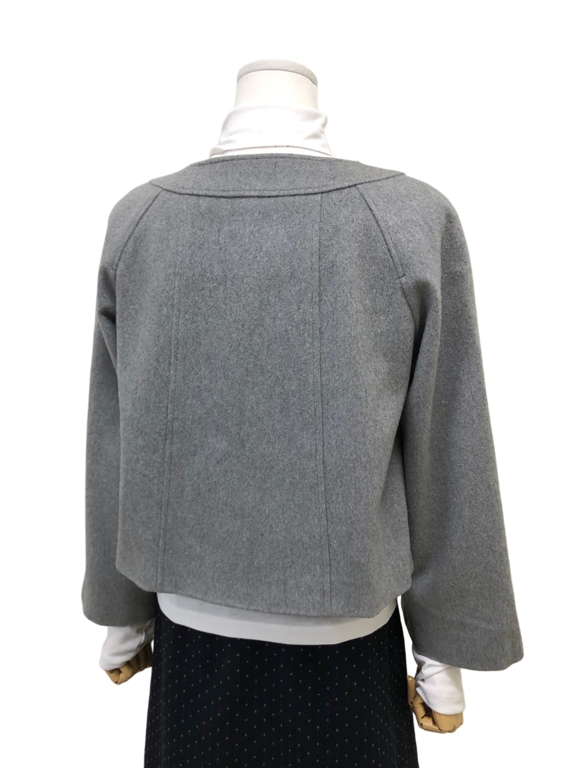 reflect 회색 노카라 자켓 상품이미지8