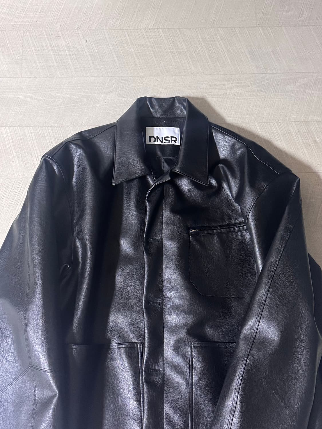 디앤써 레더 카코트 블랙 XL 상품이미지2