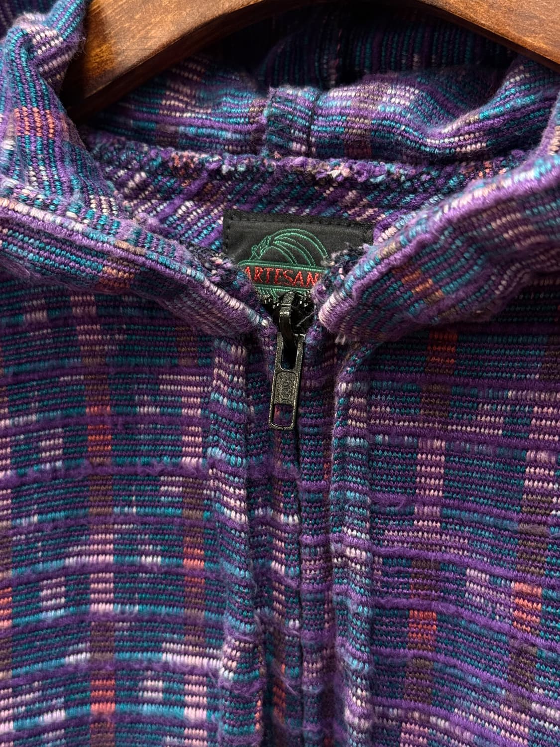 ARTESANIA Woven Cotton Zip-Up Hoodie 상품이미지5