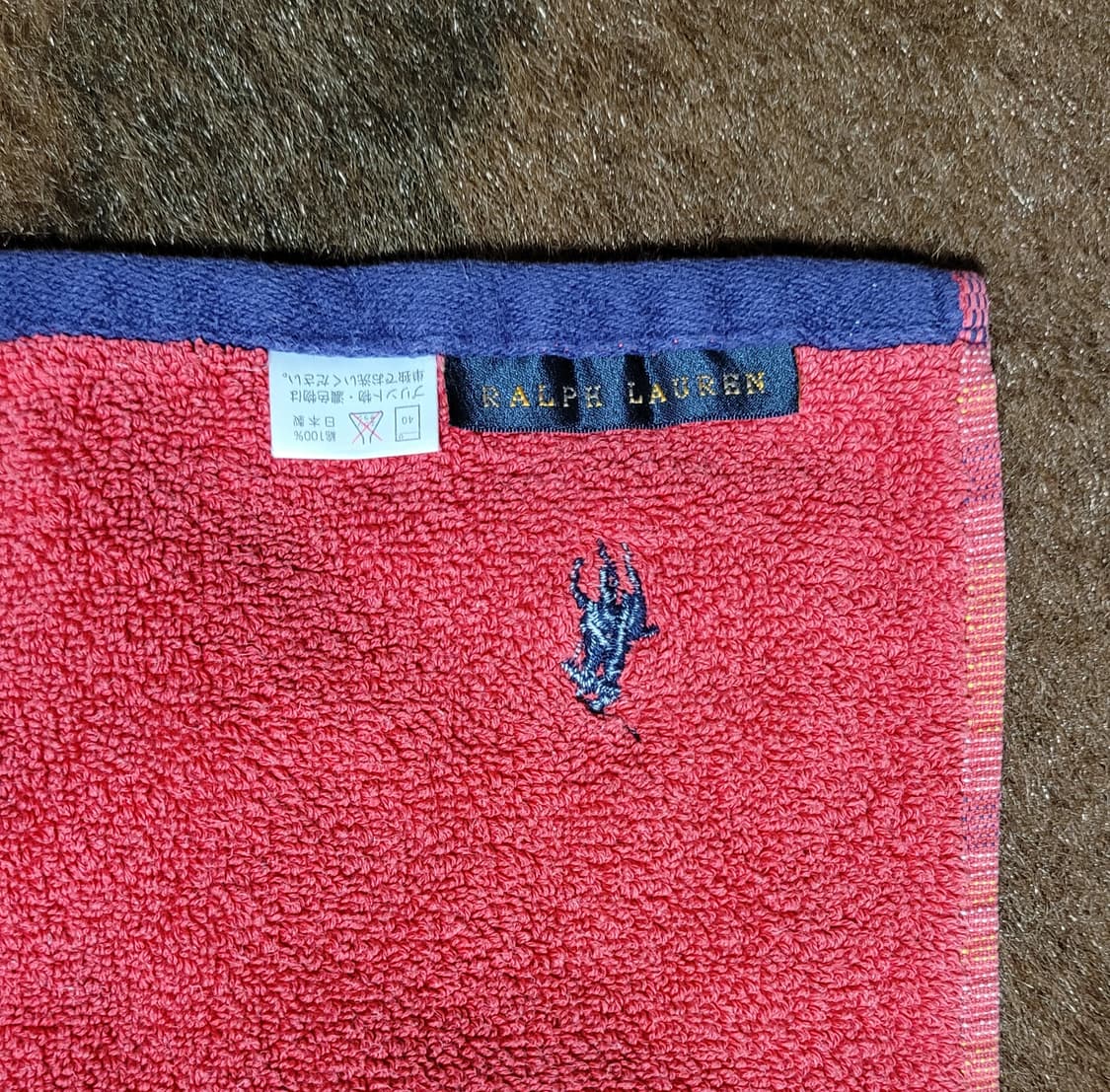 폴로 랄프로렌 남녀공용 타올소재 중형 손수건 또는 소형 타올(30*30) 상품이미지5