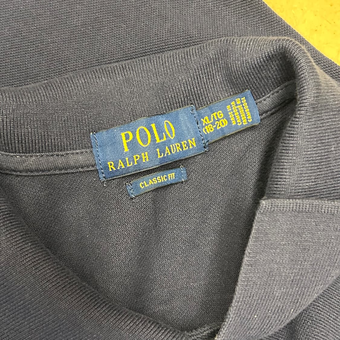 🫶🏻 폴로랄프로렌 빅포니 Navy 카라 반팔티 🫶🏻 상품이미지4