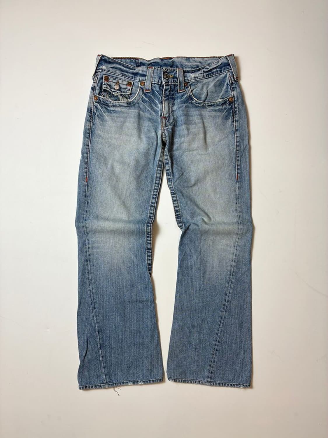 트루릴리젼 00s y2k USA 세미 부츠컷 데님 팬츠 PN8233 상품이미지1