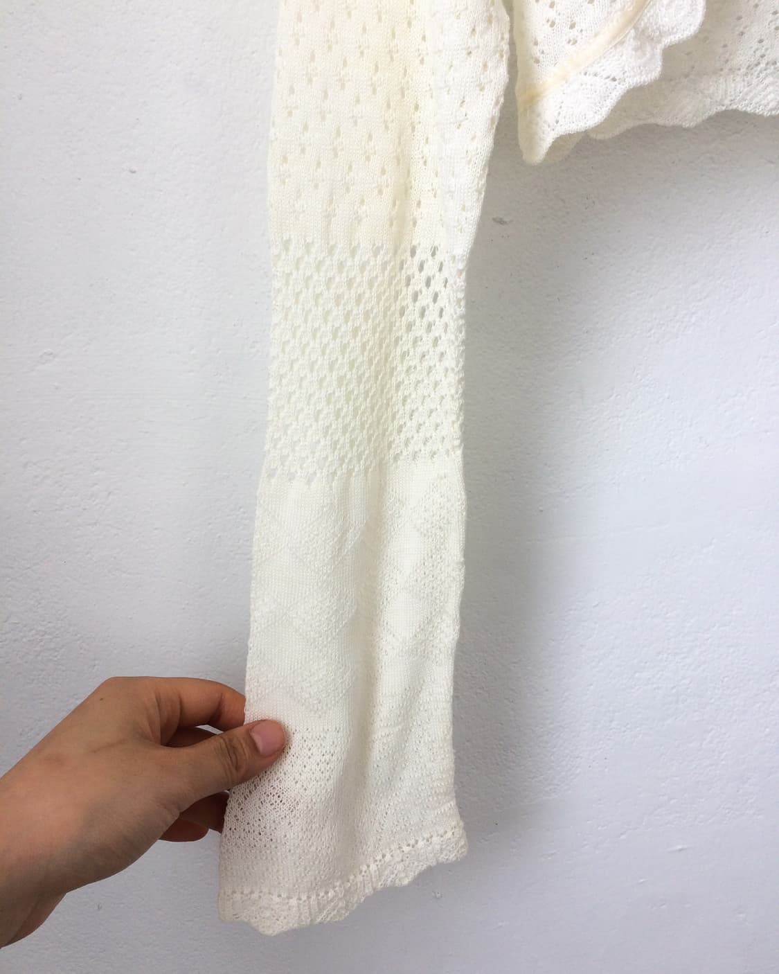 Punching knit open cardigan 상품이미지3