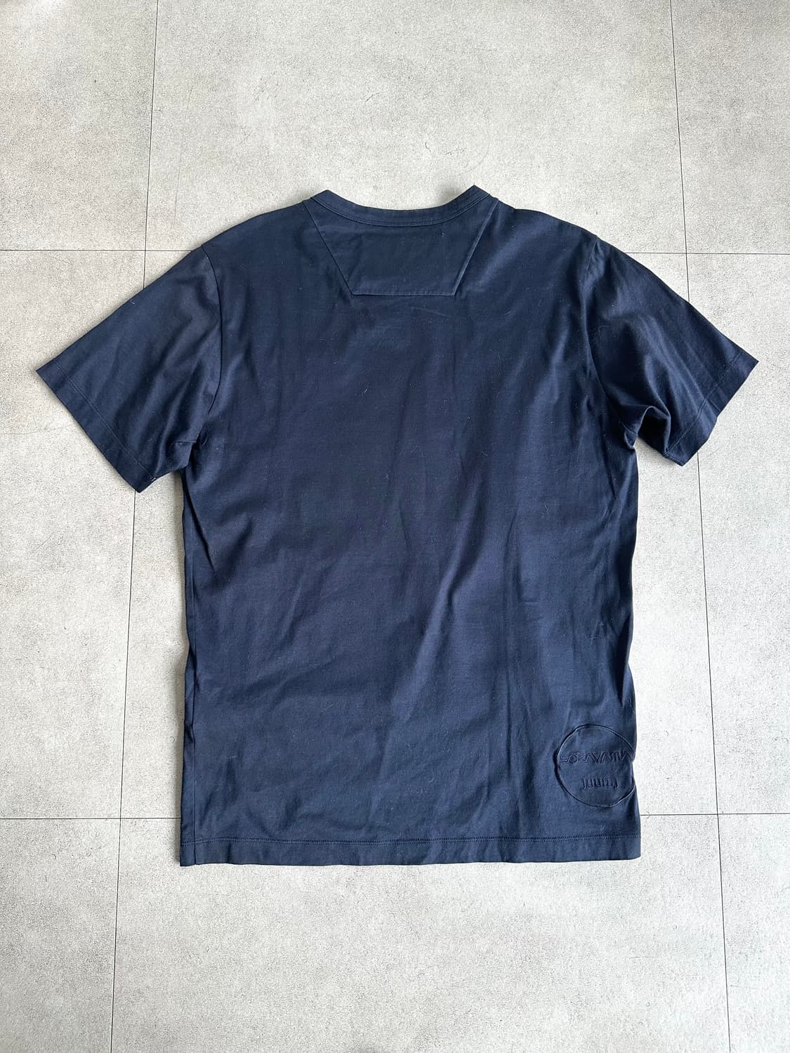 준지 x 소라야마 네이비 그래픽 반팔 티셔츠 상품이미지5