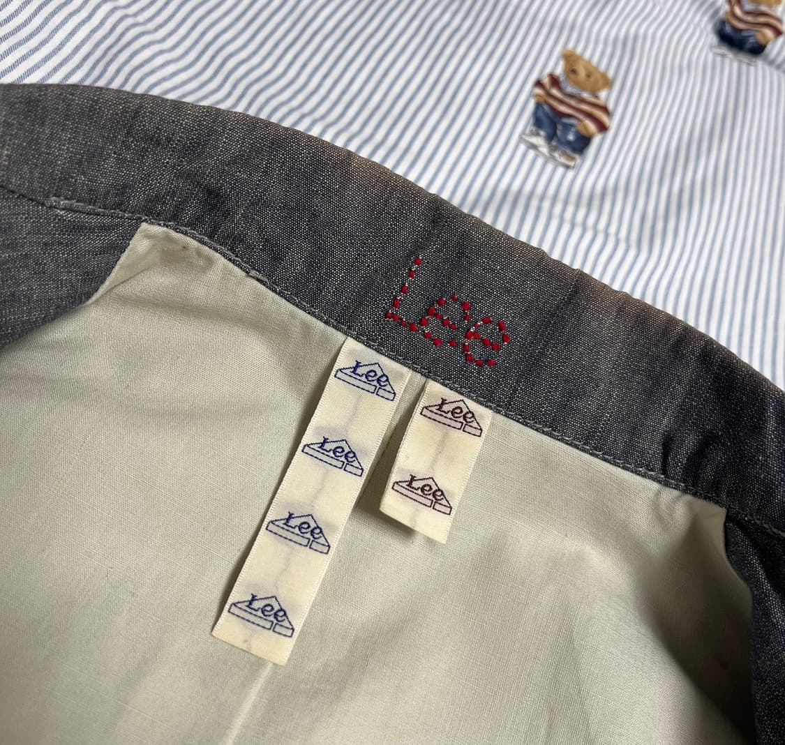 Lee 샴브레이 데님 워크자켓 S 44-55 상품이미지7