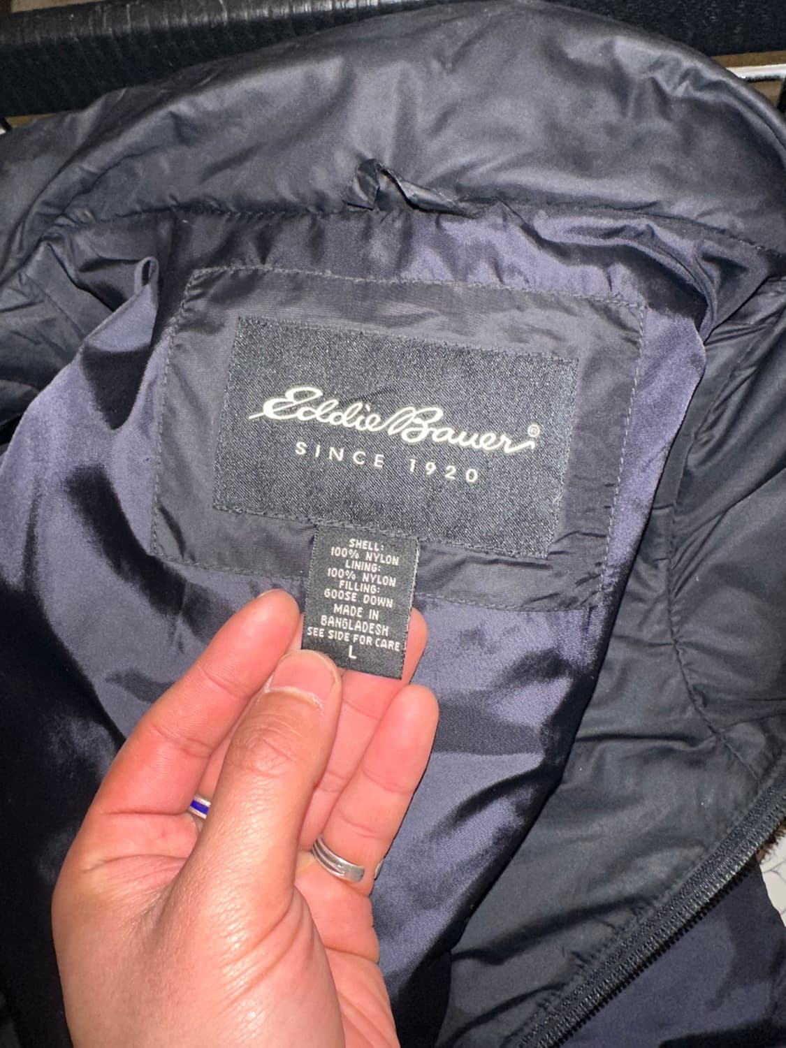 00’s Eddie Bauer quilted padded vest 상품이미지9