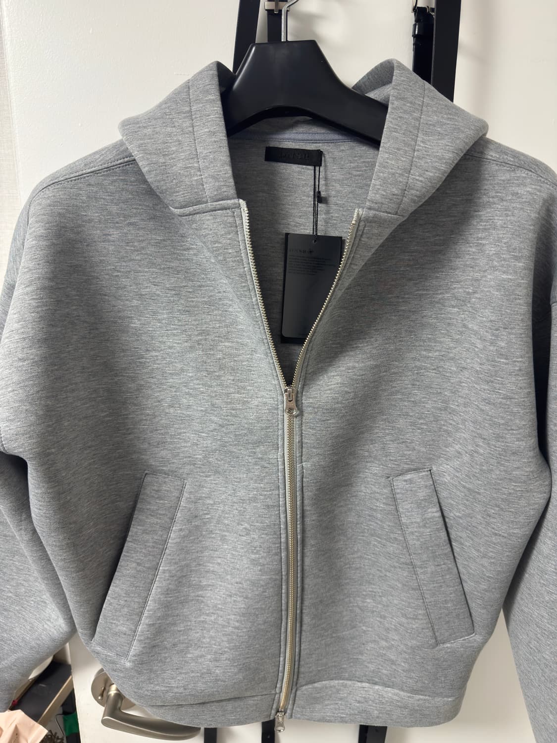 DNSR 디엔에스알 / 네오프렌 후드 집업 그레이 / L사이즈 상품이미지2