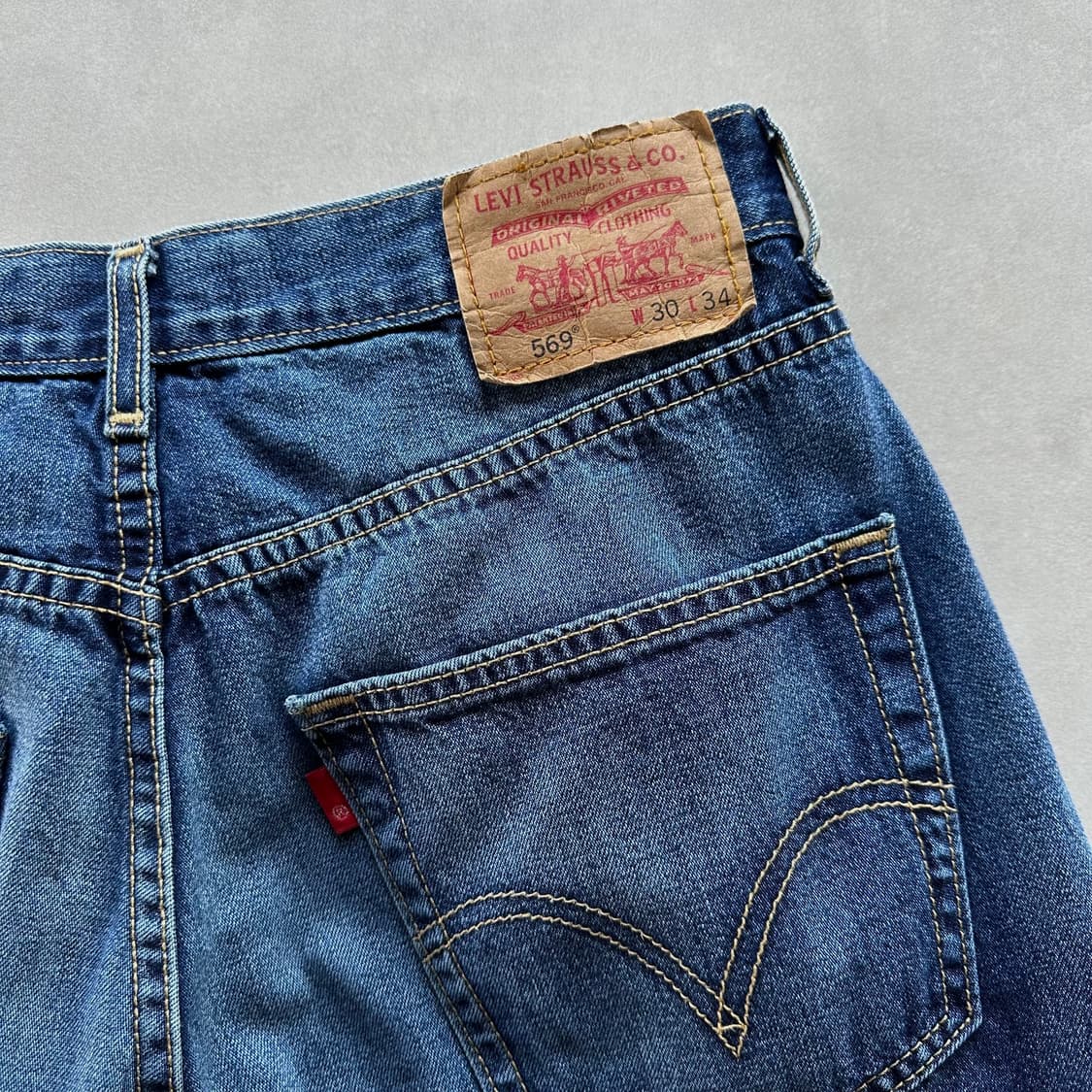 [30인치]리바이스 Levi's 569 루즈 스트레이트 데님 팬츠 상품이미지10