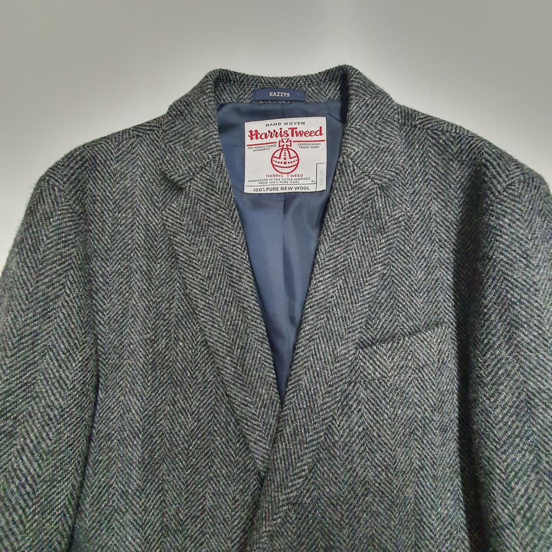 헤지스 해리스 트위드 헤링본 울코트 상품이미지2