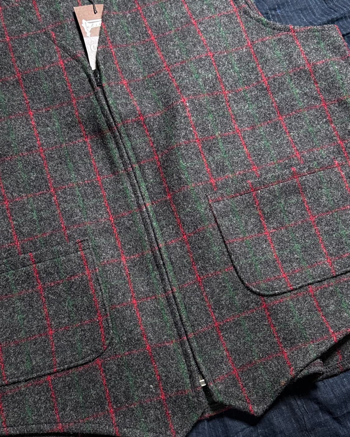 90-00‘s 존슨 울런 밀즈 울 블랜드 헌팅 베스트 XL 상품이미지3