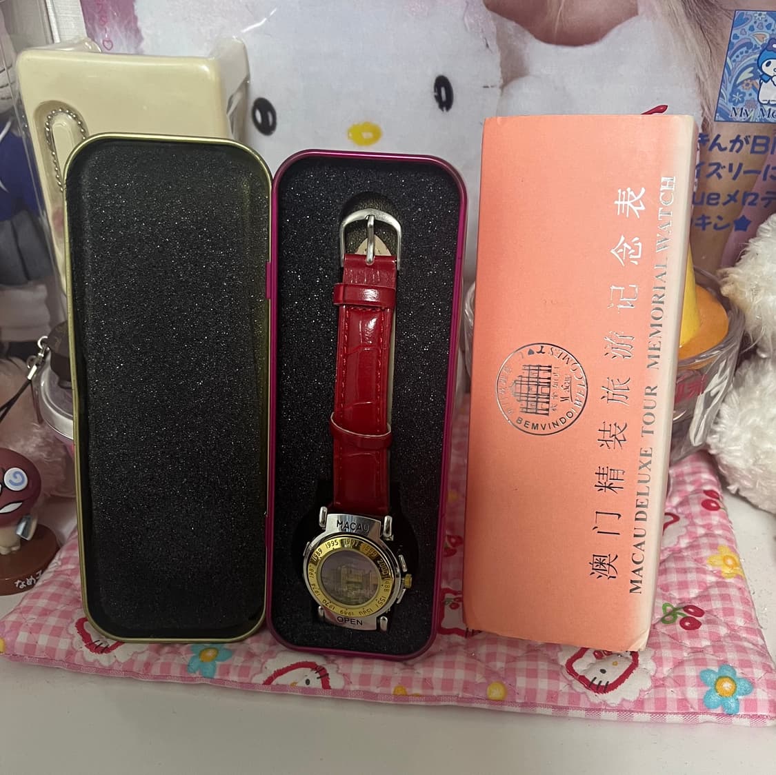 빈티지 마카오 손목시계 고전 시계 렌티큘러 유니크 주사위 시계 상품이미지3