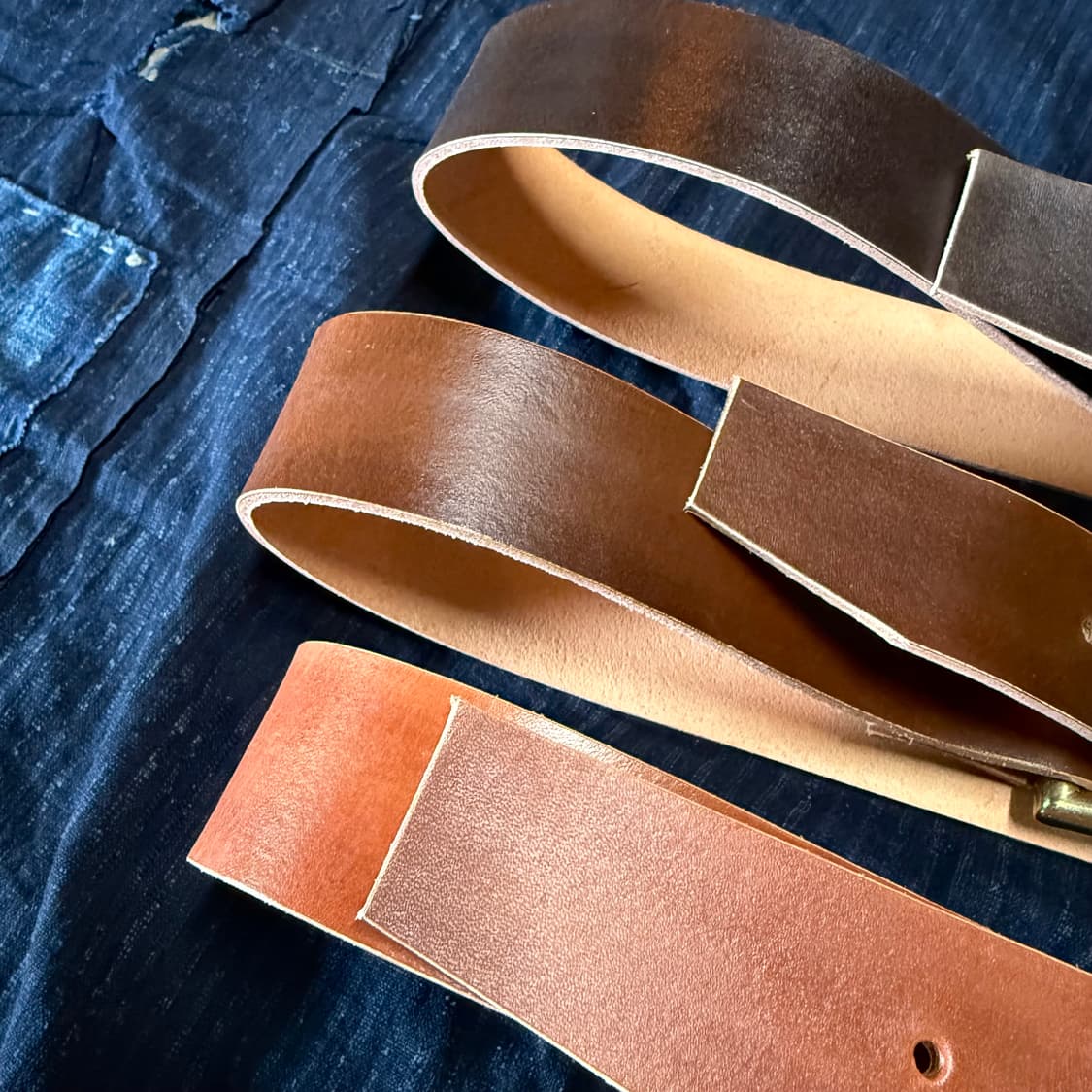 키앙크 카우 베지터블 레더 퀵 릴리즈 벨트 [3Color] 상품이미지4