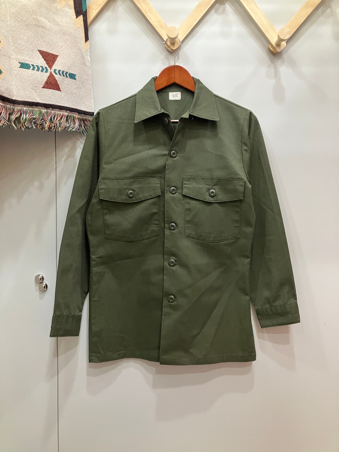 70s us army og 507 밀리터리 셔츠 상품이미지1